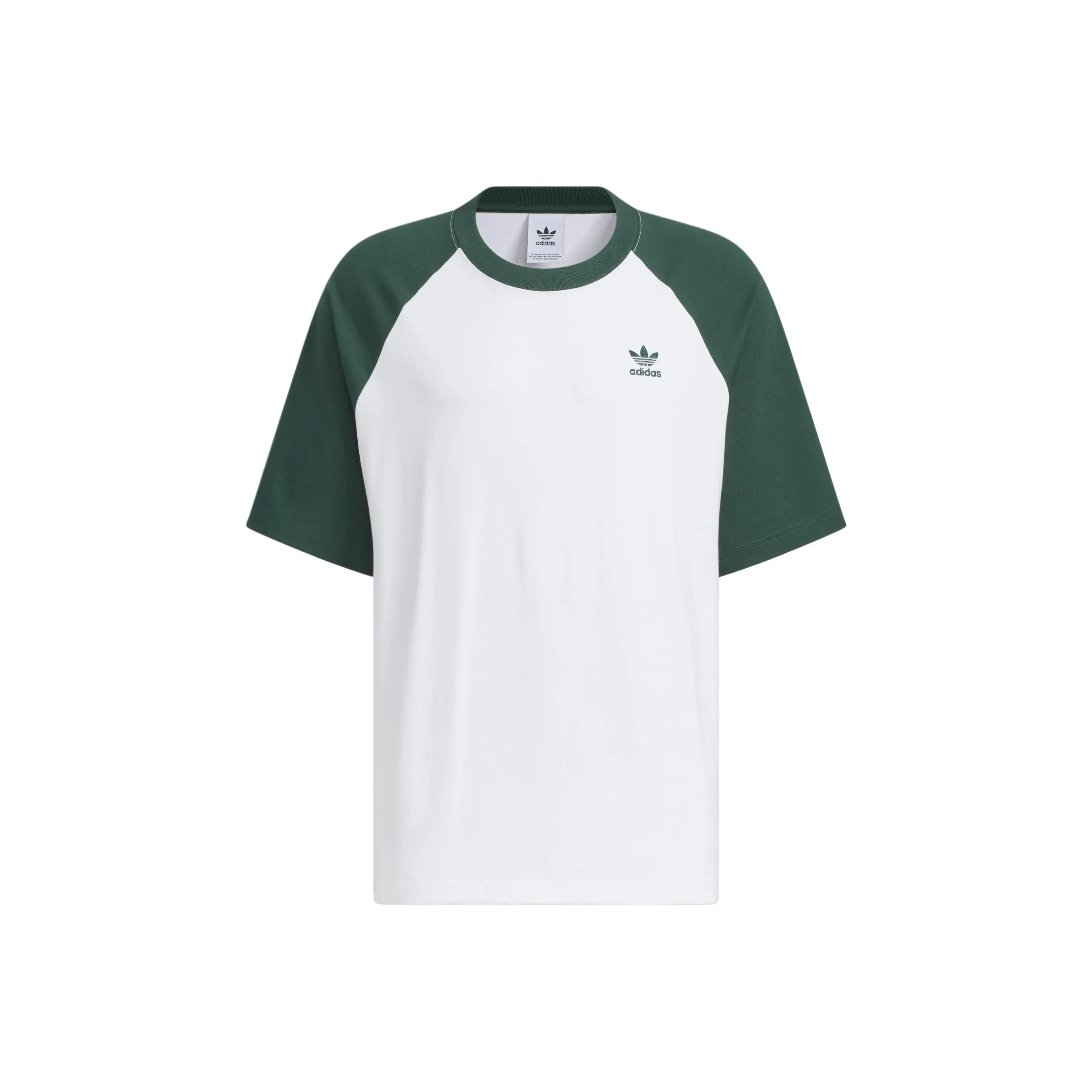 Adidas Originals Adicolor реглан T-рубашка T-рубашка мужская минеральный зеленый