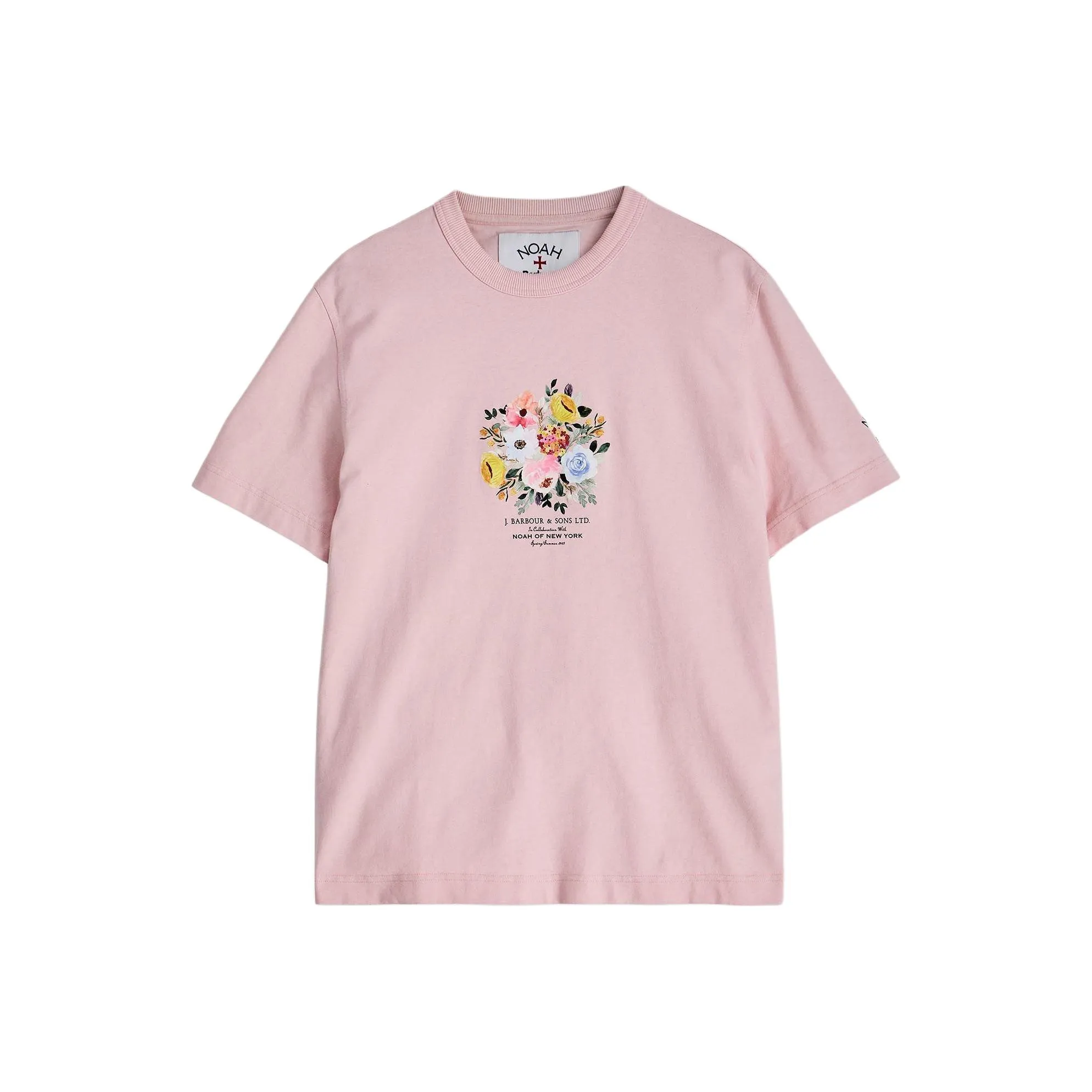 BARBOUR X NOAH T-Shirt Мужской Розовый