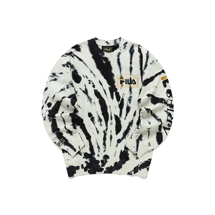 Aries X FILA FUSION ARIES Collaboration Collection Sweatshirts Unisex Standard White