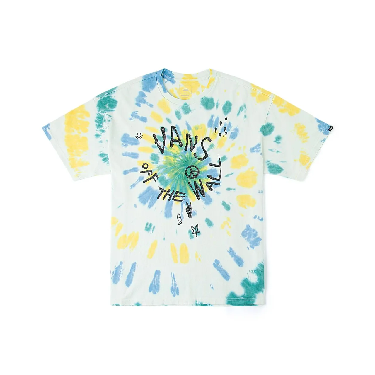 VANS T-Shirt Унисекс Экрю Tie Dye