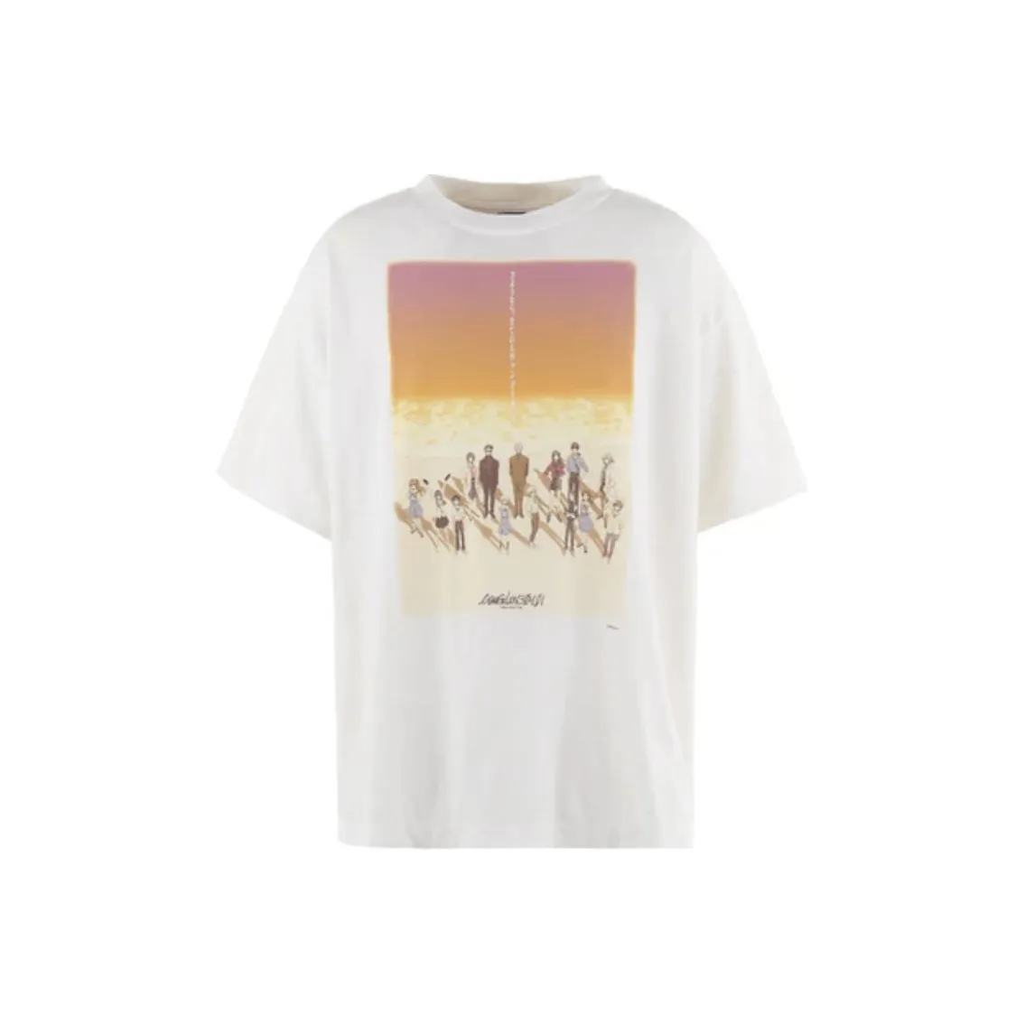 SAINT Mxxxxx EVA X GEEKS RULE Collaboration T-Shirt Унисекс Оранжевый