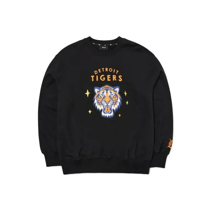 MLB Detroit Tigers Sweatshirts Unisex Black