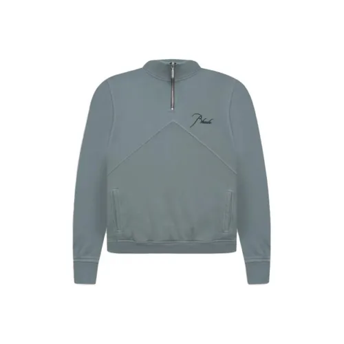 Rhude Голубо-серый Мужские Свитшоты