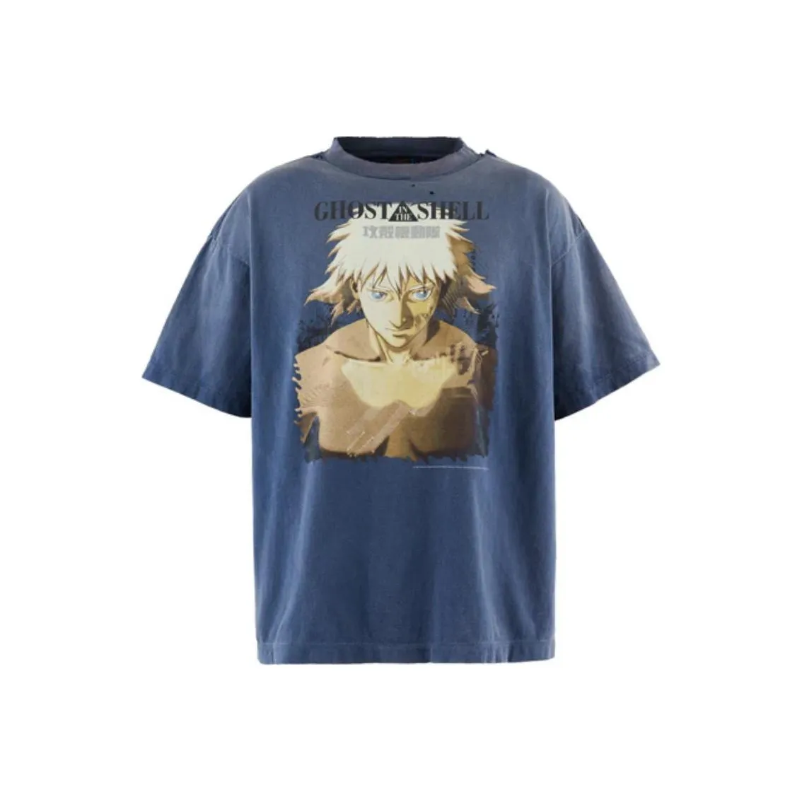 SAINT Mxxxxx T Рубашка Мужская Морской Синий