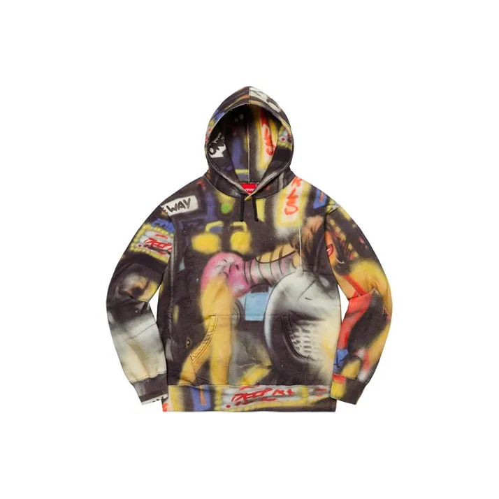 Supreme X Lady Pink Hooded Sweatshirt