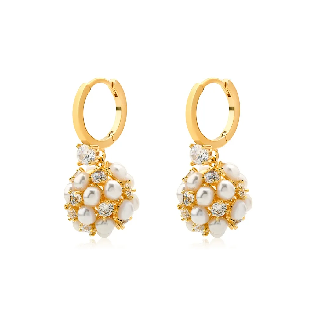 Серьги CIGLA Shell Pearl Женские