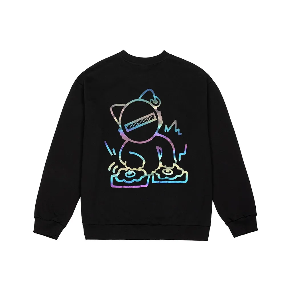 JRs Черный Унисекс Свитшоты