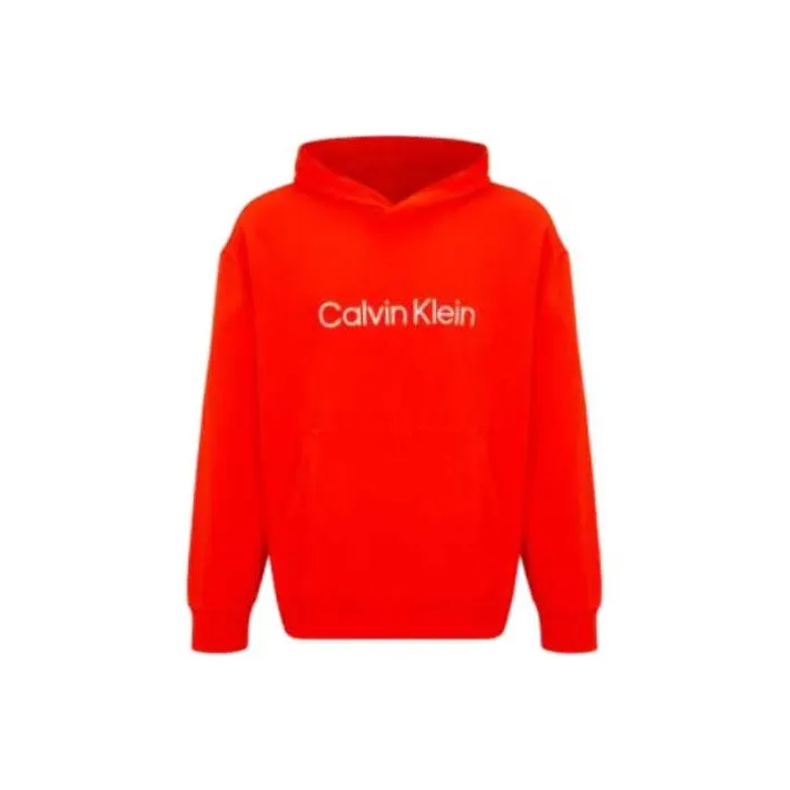 CALVIN KLEIN Simple Collection Sweatshirt Men's Copper Orange