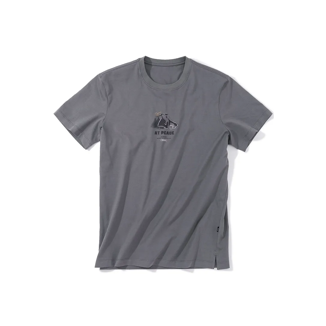 Mr.Bu Рудный Серый Мужская T-Рубашка