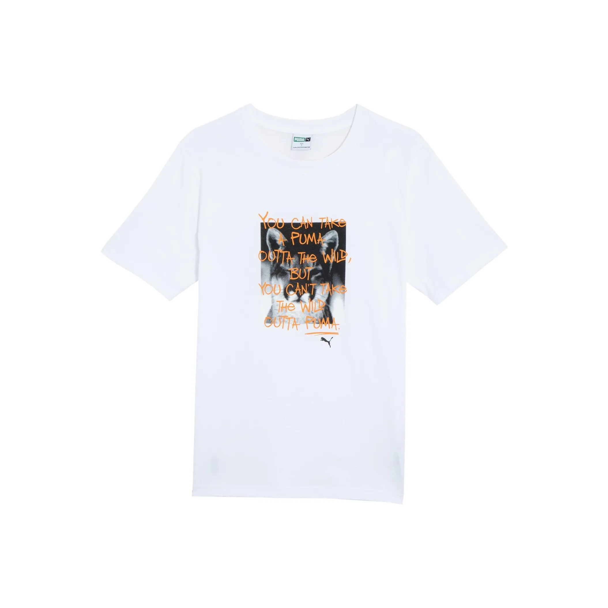 PUMA GRAPHICS T Shirts Unisex White