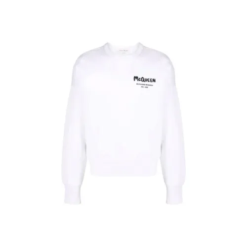 Alexander McQueen Белый Мужские Свитшоты