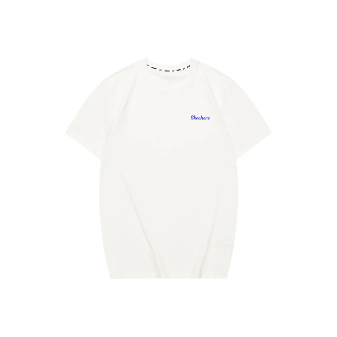 Skechers Colorful T Shirt Unisex Marshmallow White