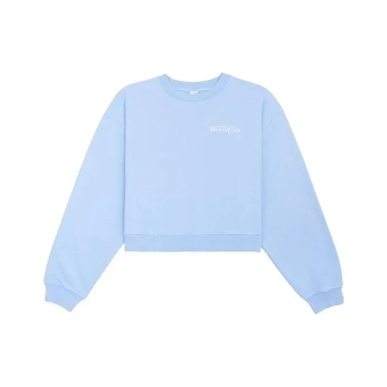 SPORTY & RICH Светло-синие мужские свитшоты