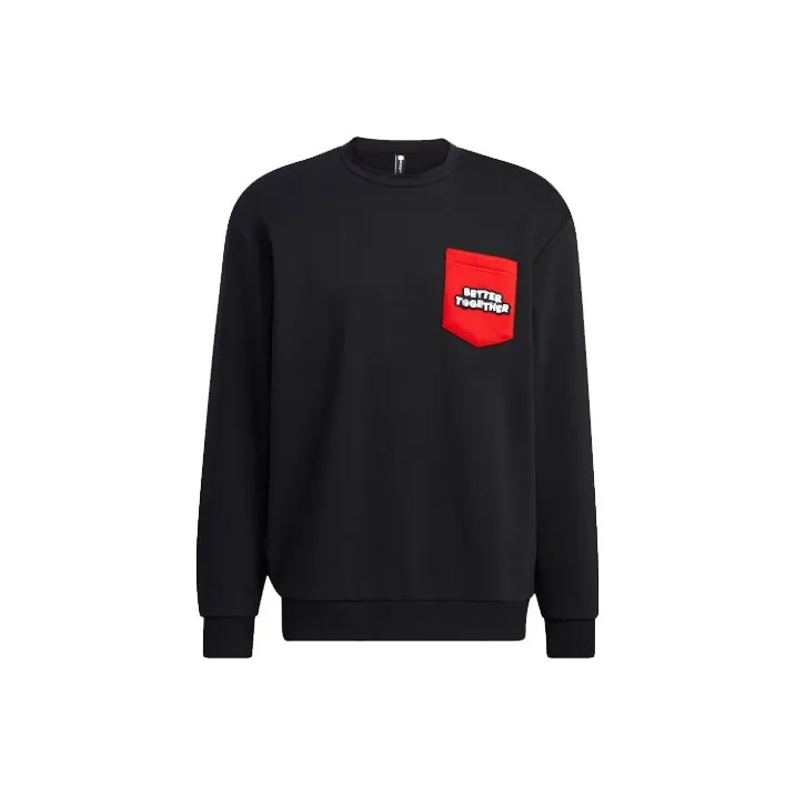 ADIDAS NEO Sesame Street Co Branded Collection Свитшот Унисекс Черный