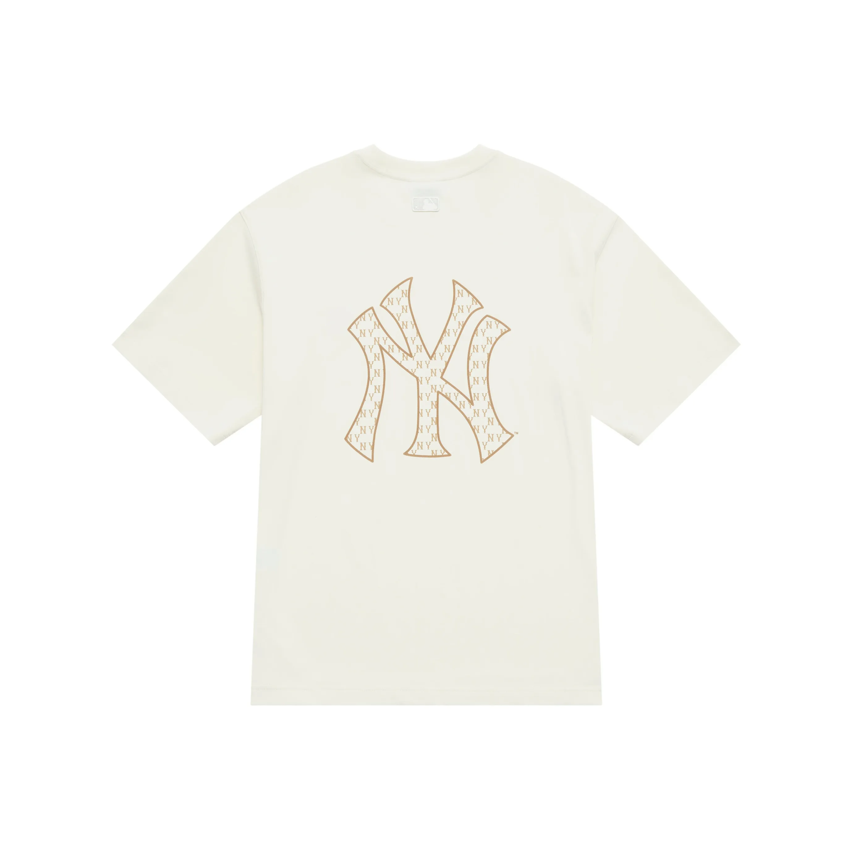 MLB Monogram NEW YORK YANKEES SS25 T-Shirt Unisex Cream