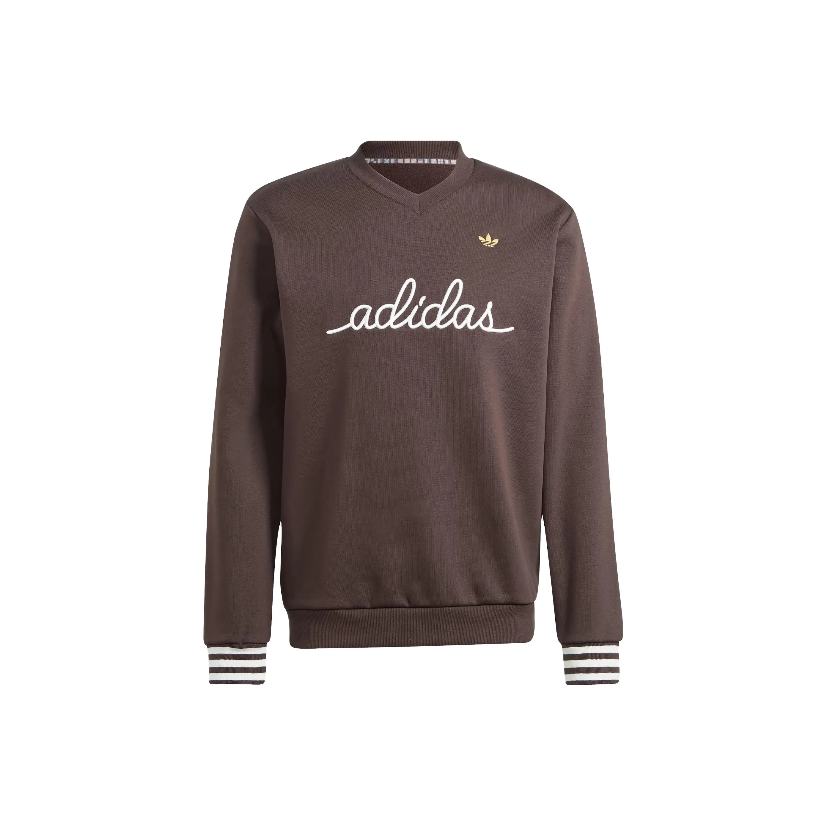 adidas originals Nice Embroidered Sweatshirt Brown