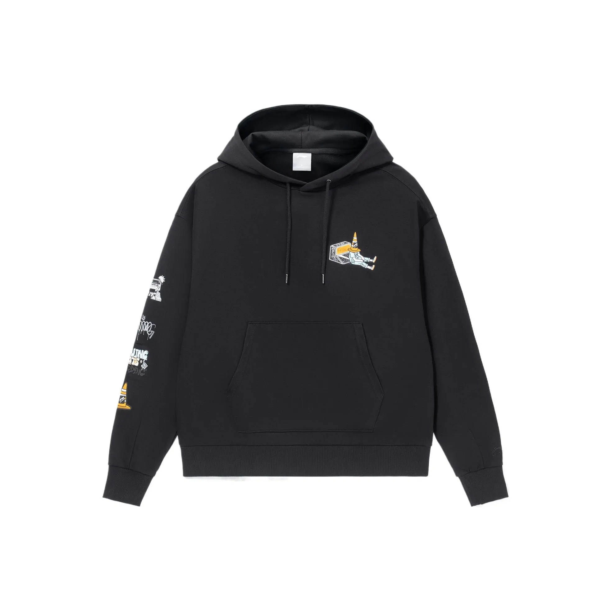 LINING Скейтборд Черный Мужской Свитшот