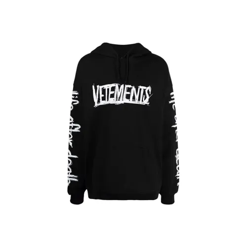 Vetements Черный Унисекс Свитшоты
