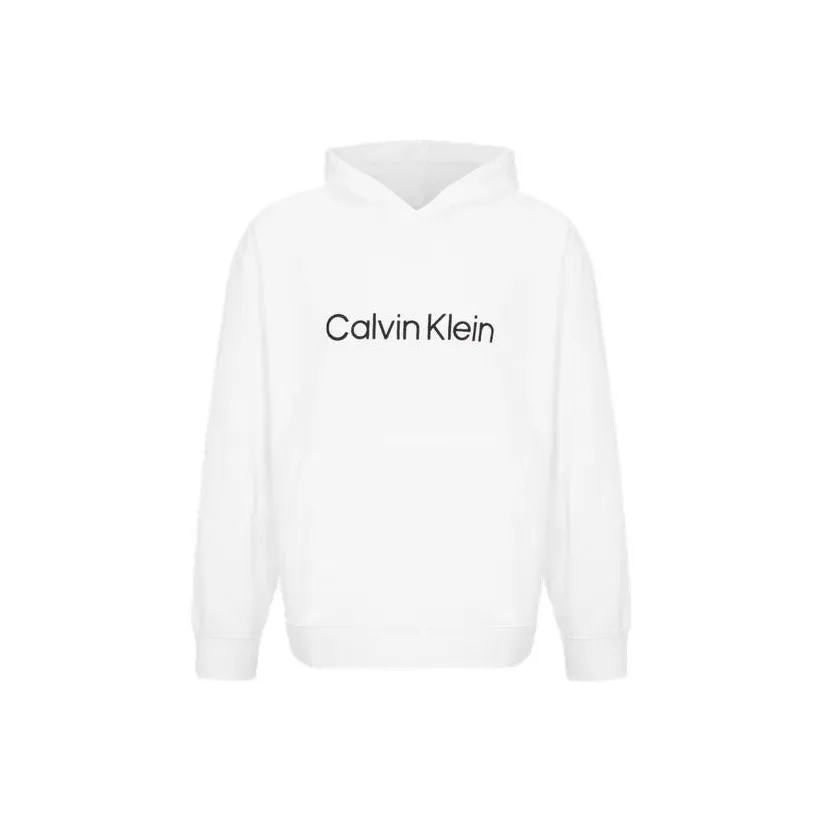 CALVIN KLEIN Simple Collection Sweatshirt Men's Moon White