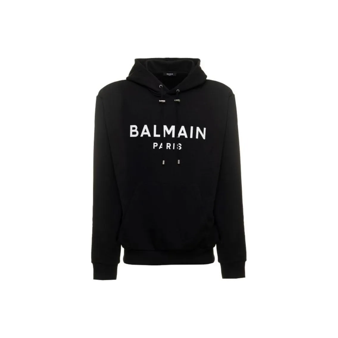 BALMAIN Logo Printed Drawstring Hoodie