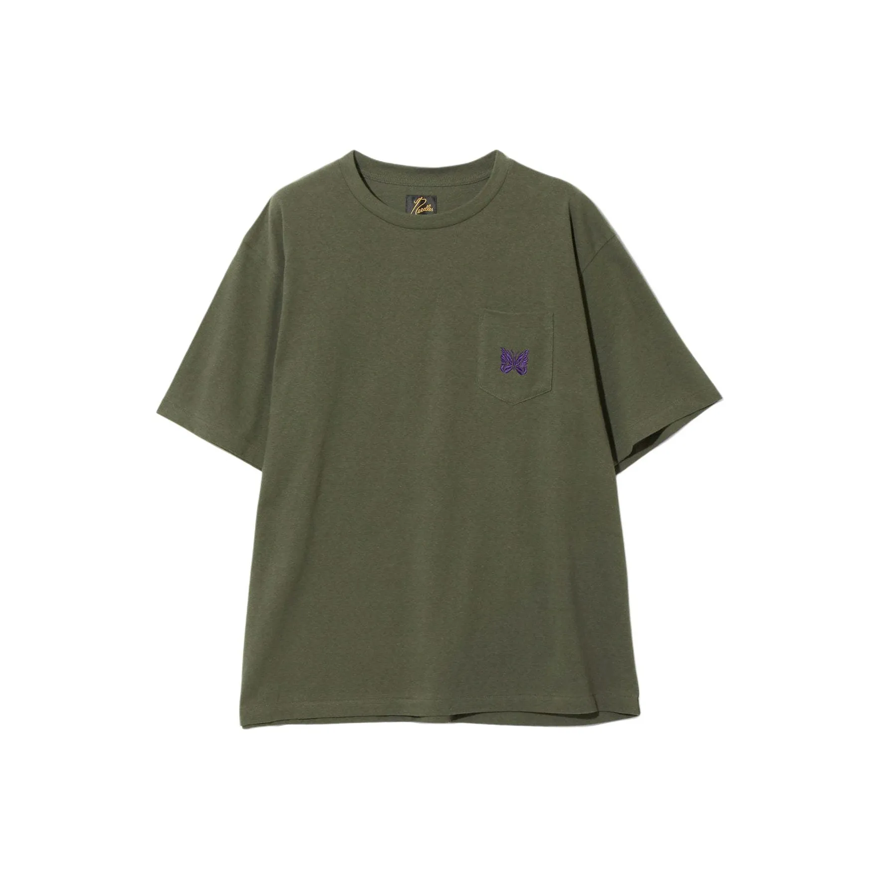 Needles SS25 T-Shirt Унисекс Зеленый