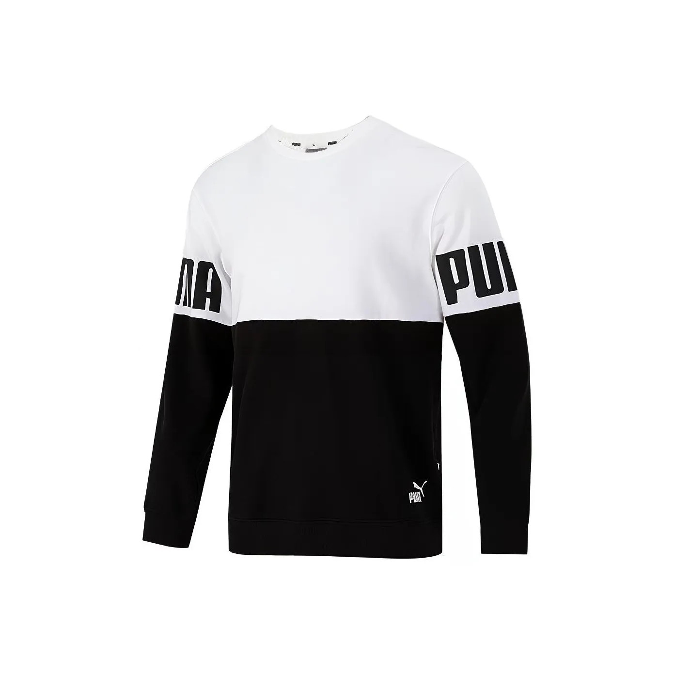 PUMA Толстовка Мужская Черный Белый