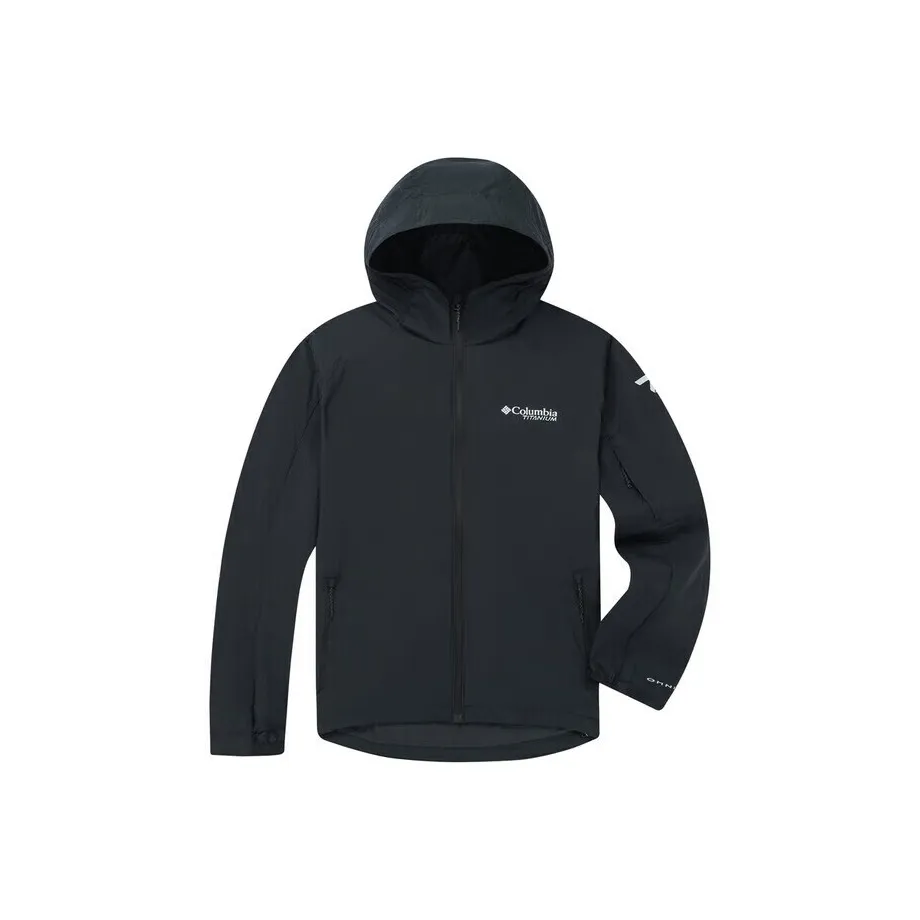 Columbia TITANIUM Jackets & Coats Men's Black