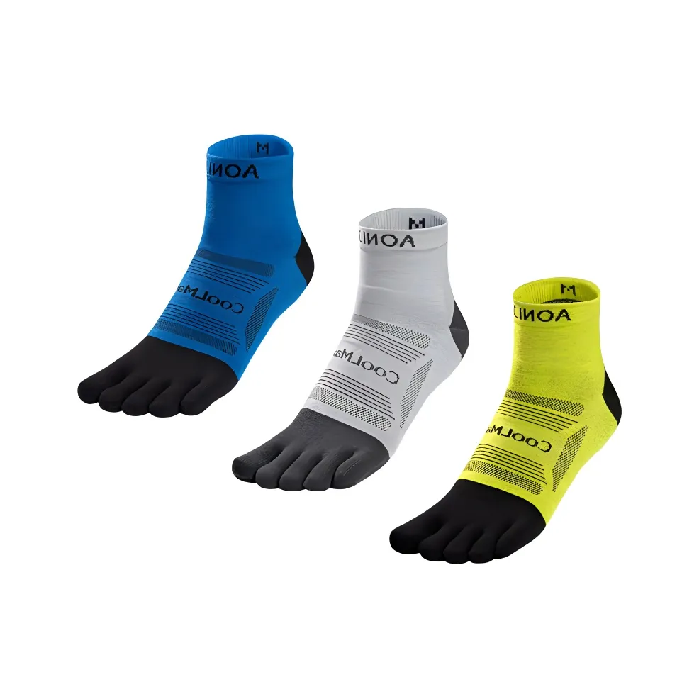 AONIJIE Беговые носки унисекс упаковка из 3 пар