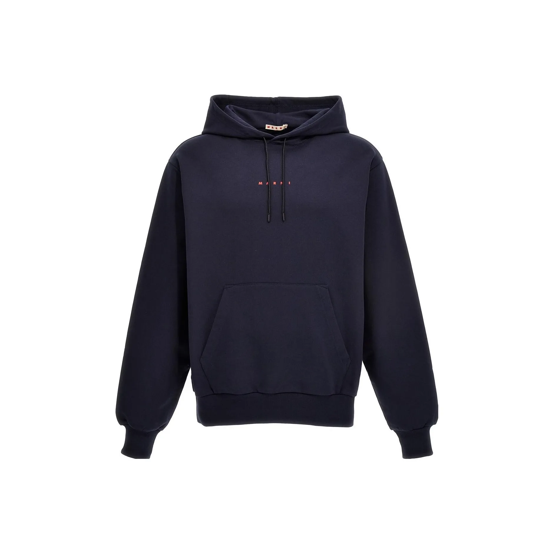 MARNI Logo Printed Drawstring Hoodie
