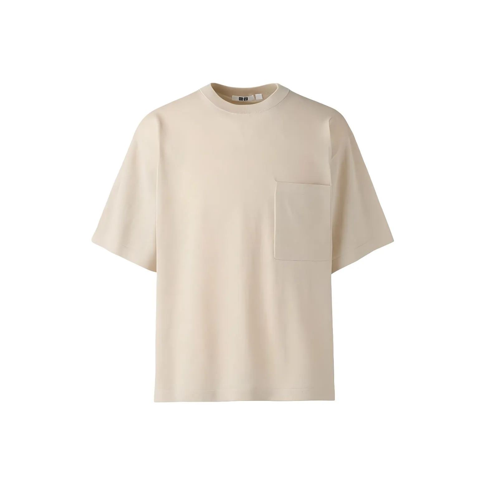 Uniqlo U Collection SS25 T-Shirt Унисекс Бежевый