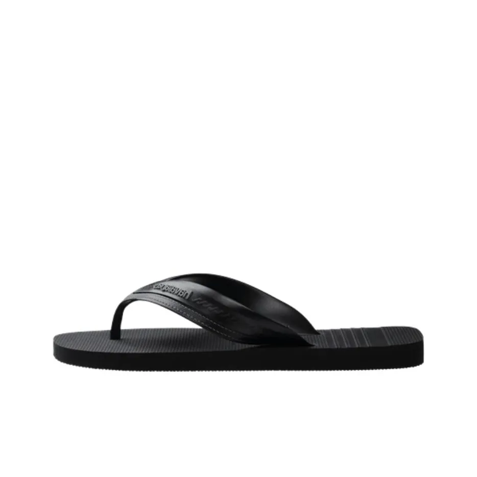 Havaianas Устойчивые к истиранию Шлепанцы Мужские Черные