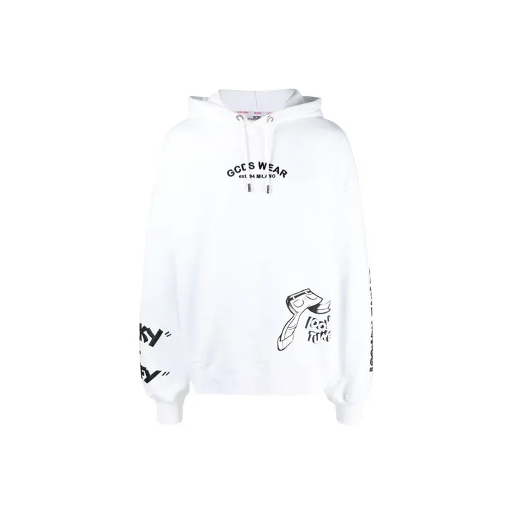 GCDS Graphic Print Hoodie