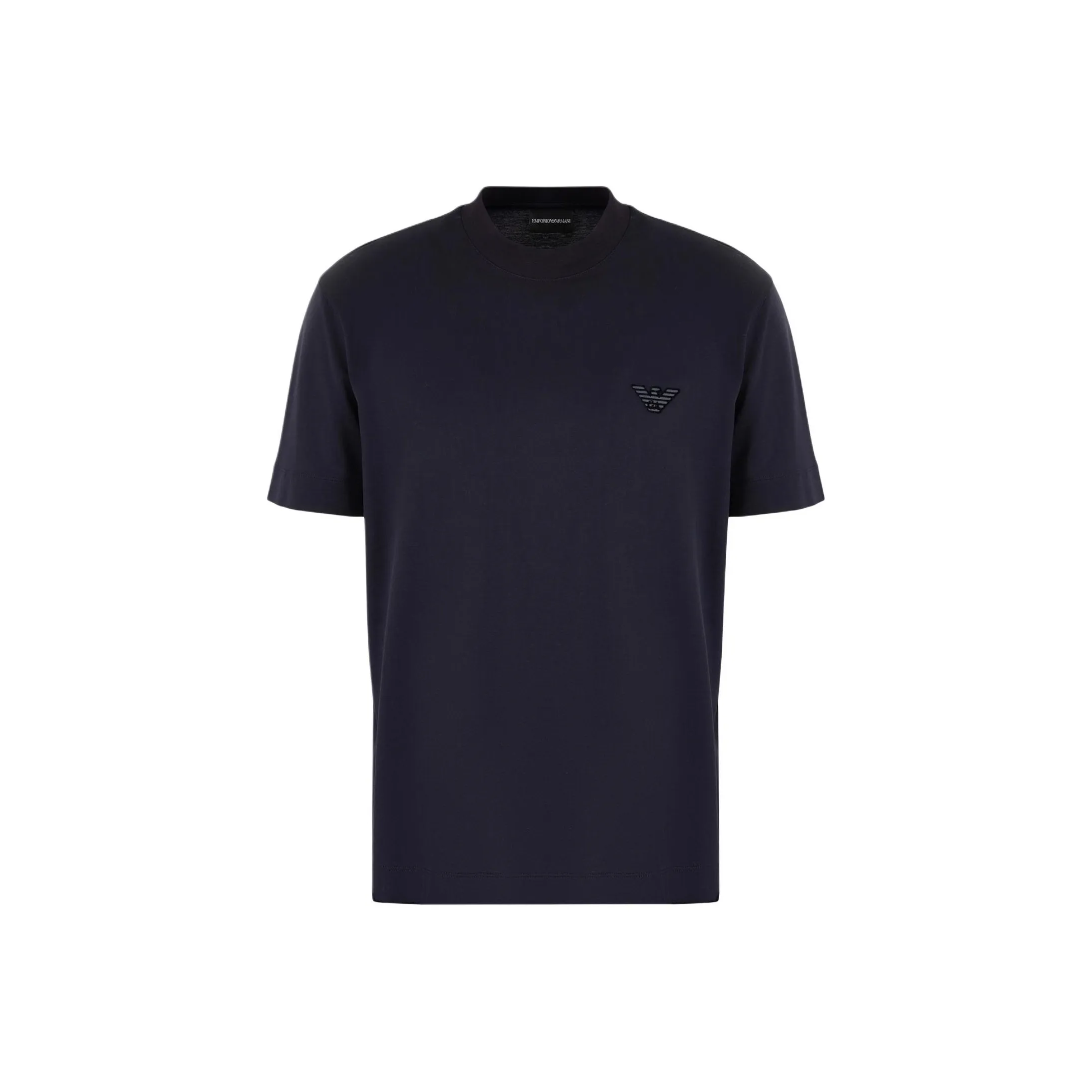 Emporio Armani FW24 T Рубашка Мужская Морской Синий