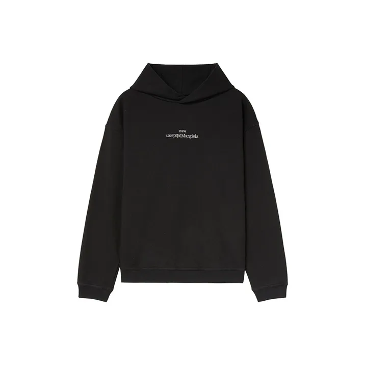 Maison Margiela Logo Embroidered Hoodie