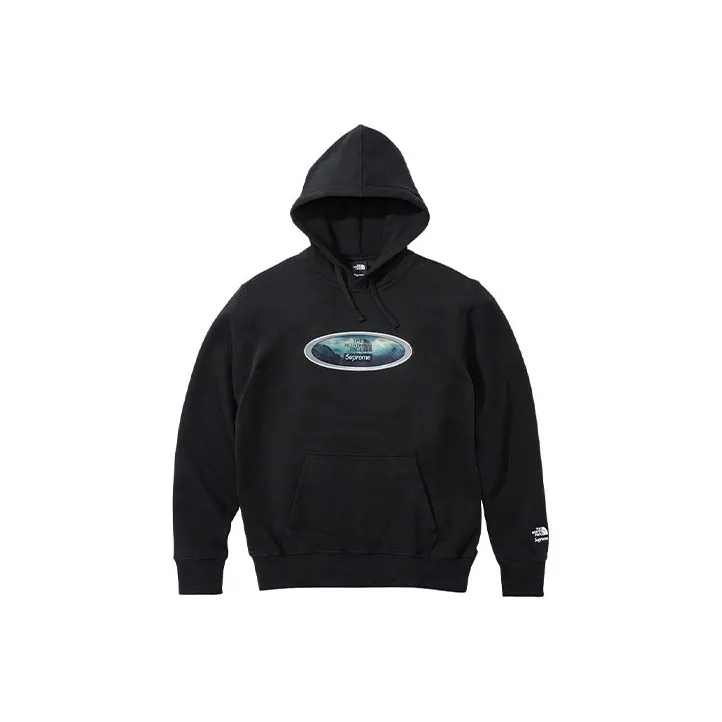 Supreme The North Face Lenticular Mountains Hooded Sweatshirt