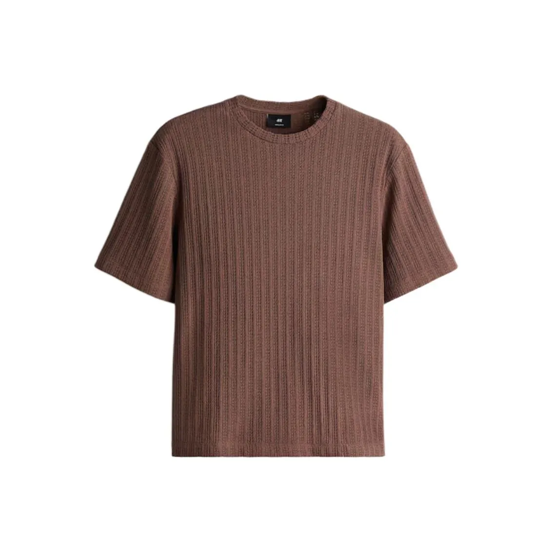 H&M T Shirts Men's Light Brown