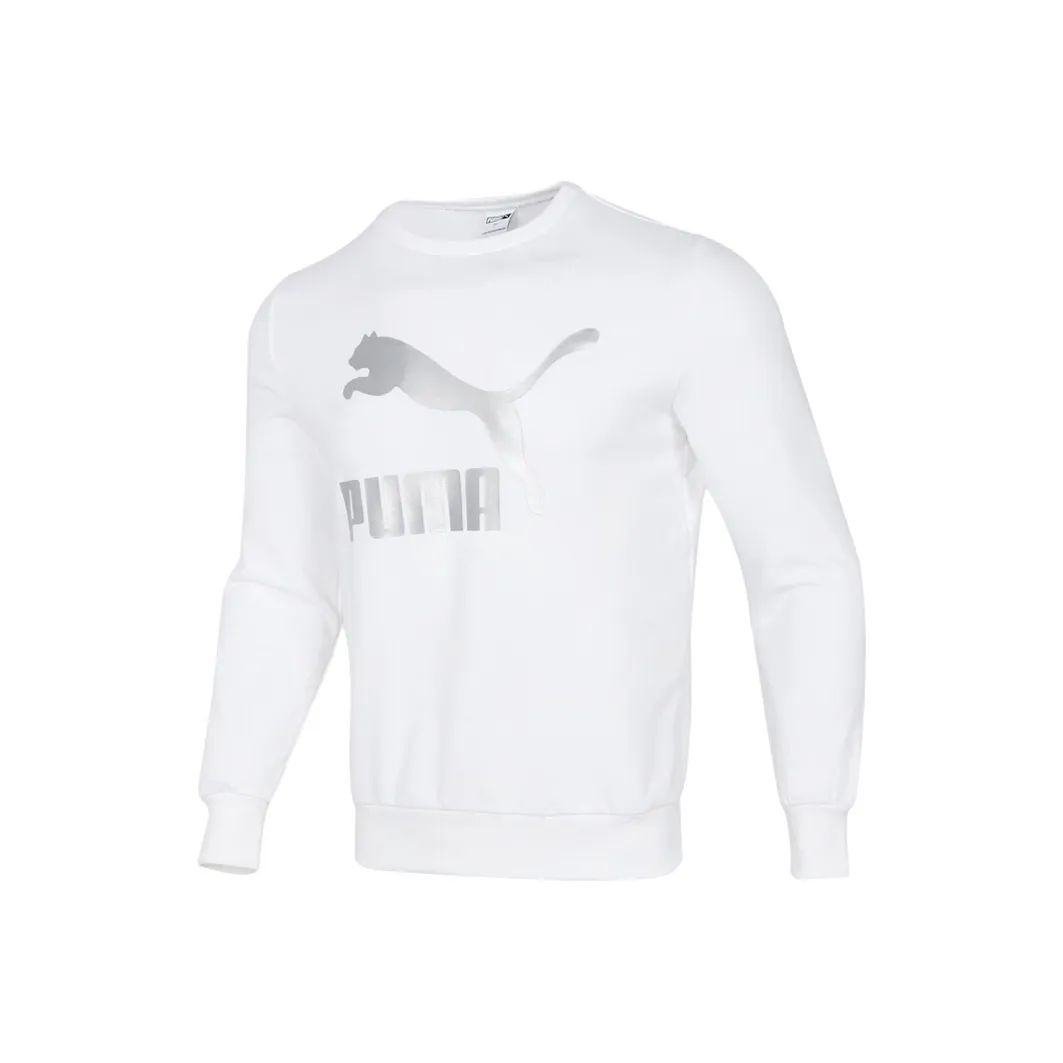 PUMA Essentials+ Белый Мужской Свитшот