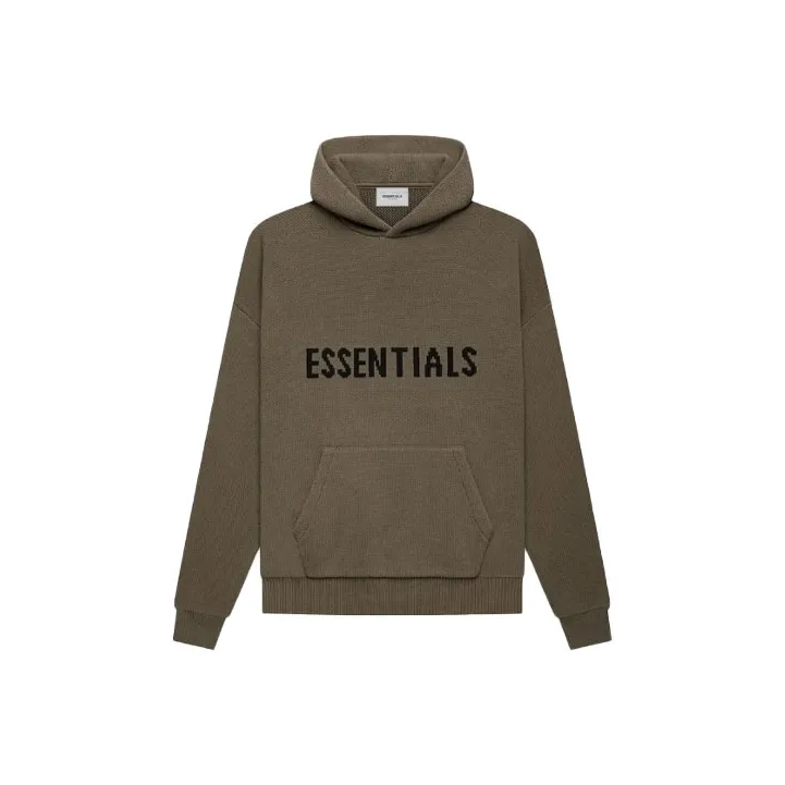 Fear Of God Essentials Knit Pullover Hoodie