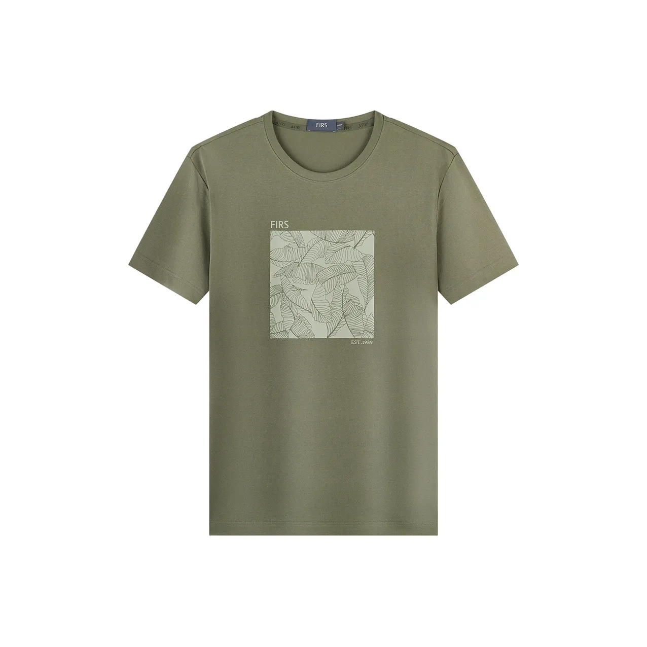 FIRS Армейский зеленый Мужская T-рубашка