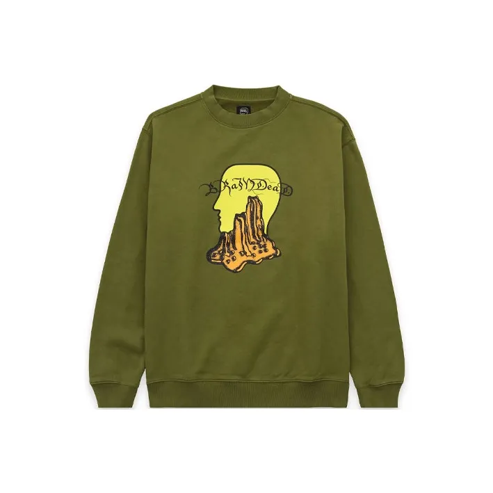 Brain Dead FW21 Свитшот Мужской Зеленый