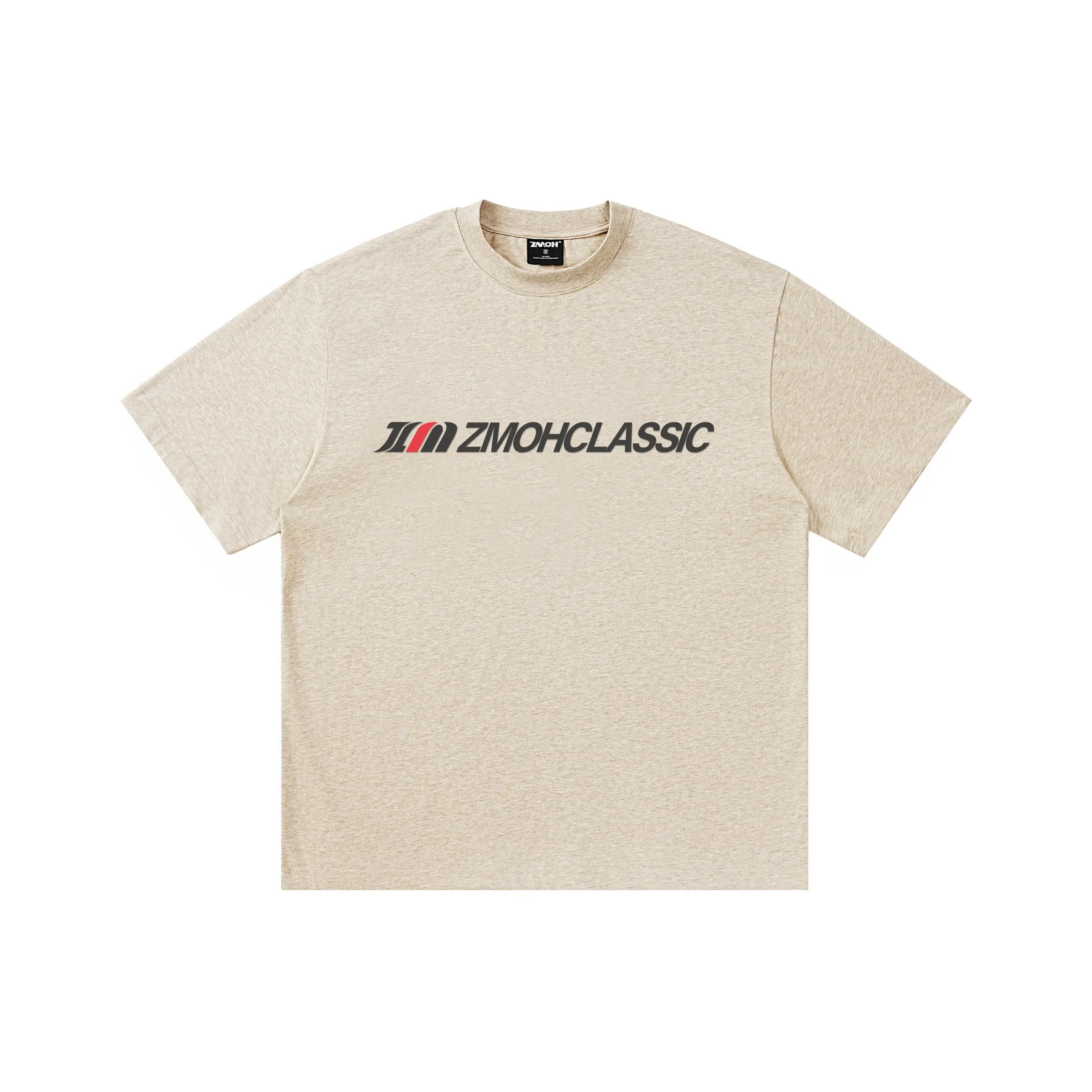 ZMOH T-Shirt Unisex Linen Brown