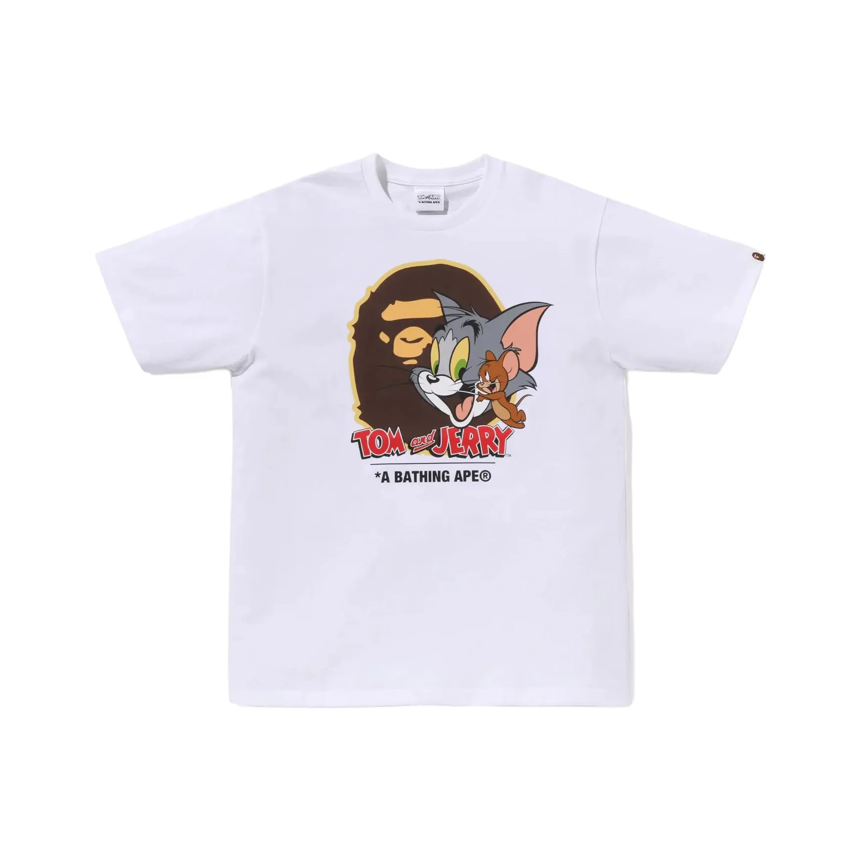 Bape X Tom And Jerry 85th Ape Head I Tee