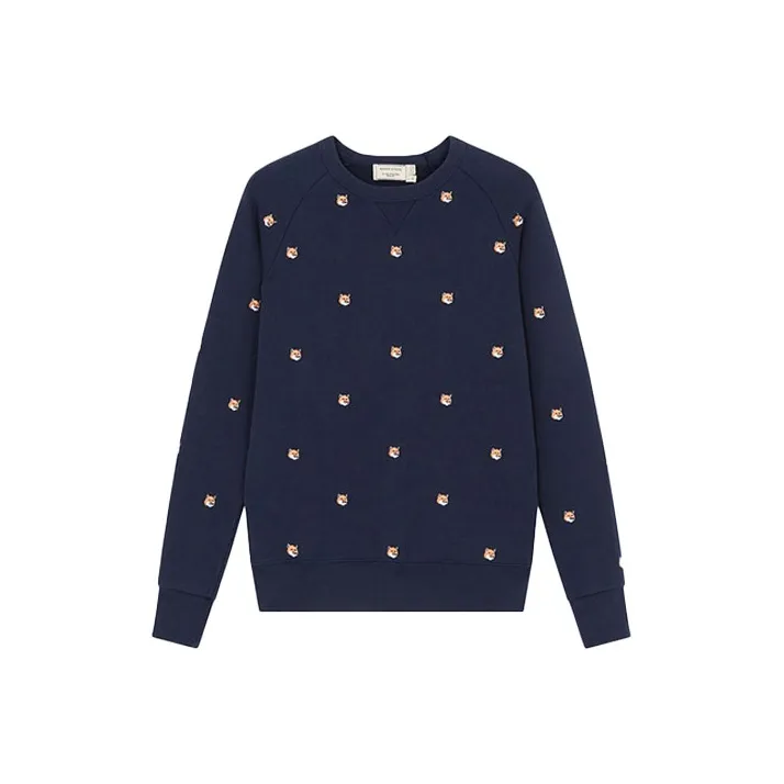Maison Kitsune Темно-синий Унисекс Свитшоты