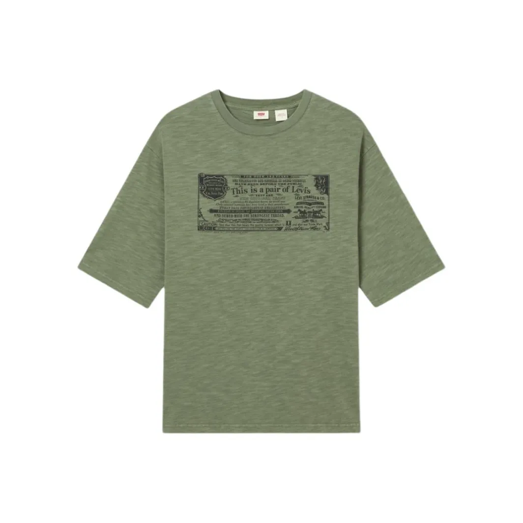 Levi's T-Shirt Мужской Темно-Зеленый