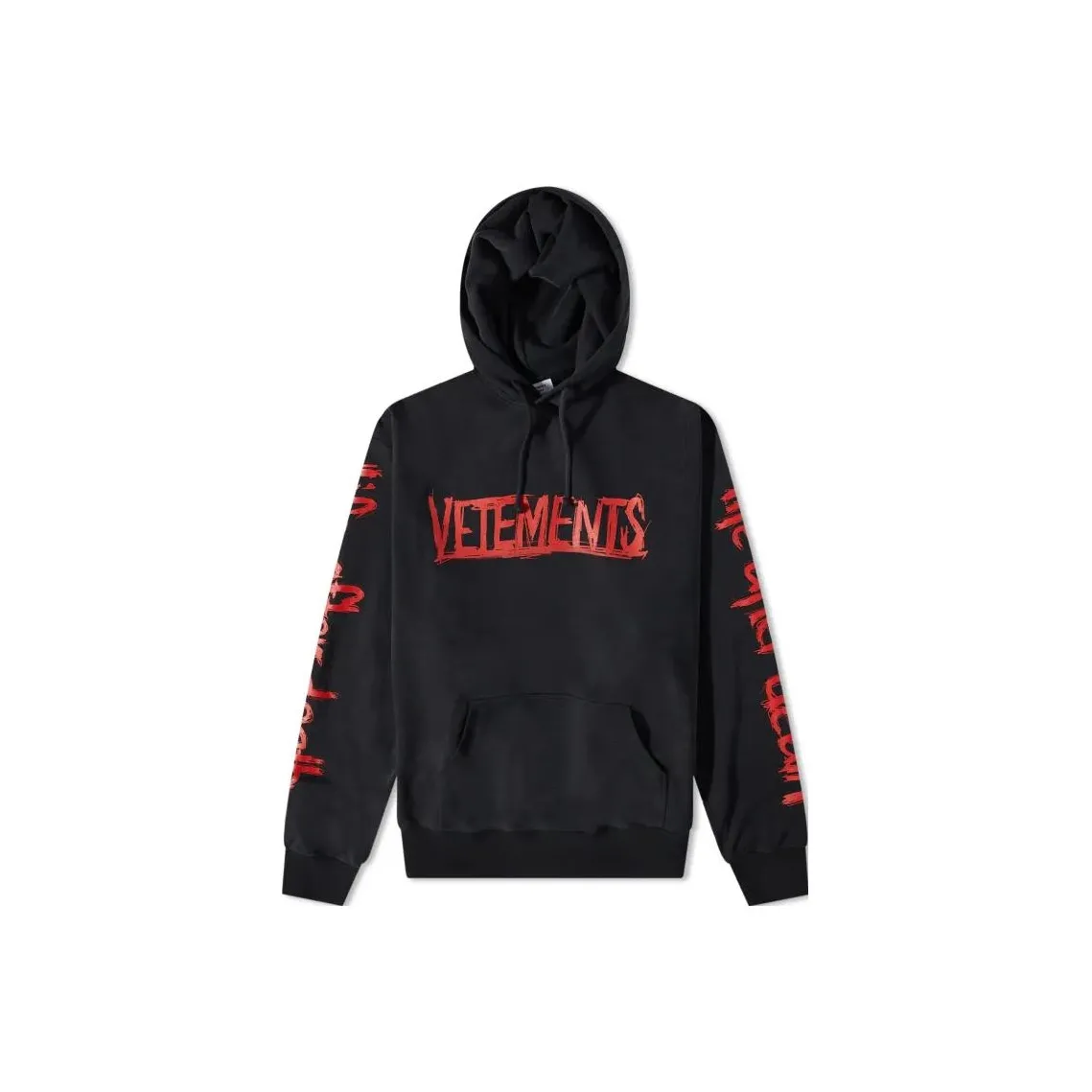 Vetements Logo Printed Hoodie