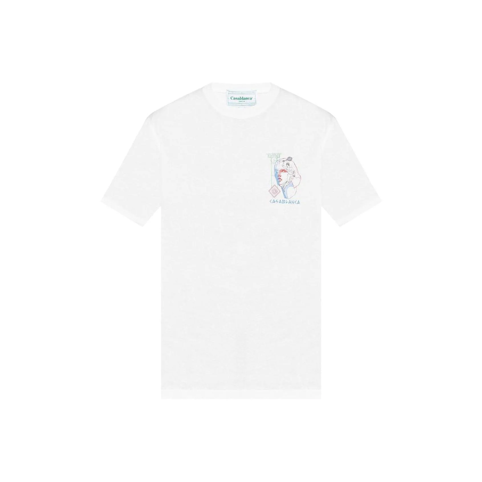 CASABLANCA Drawing Lab Screen Printed T Shirt