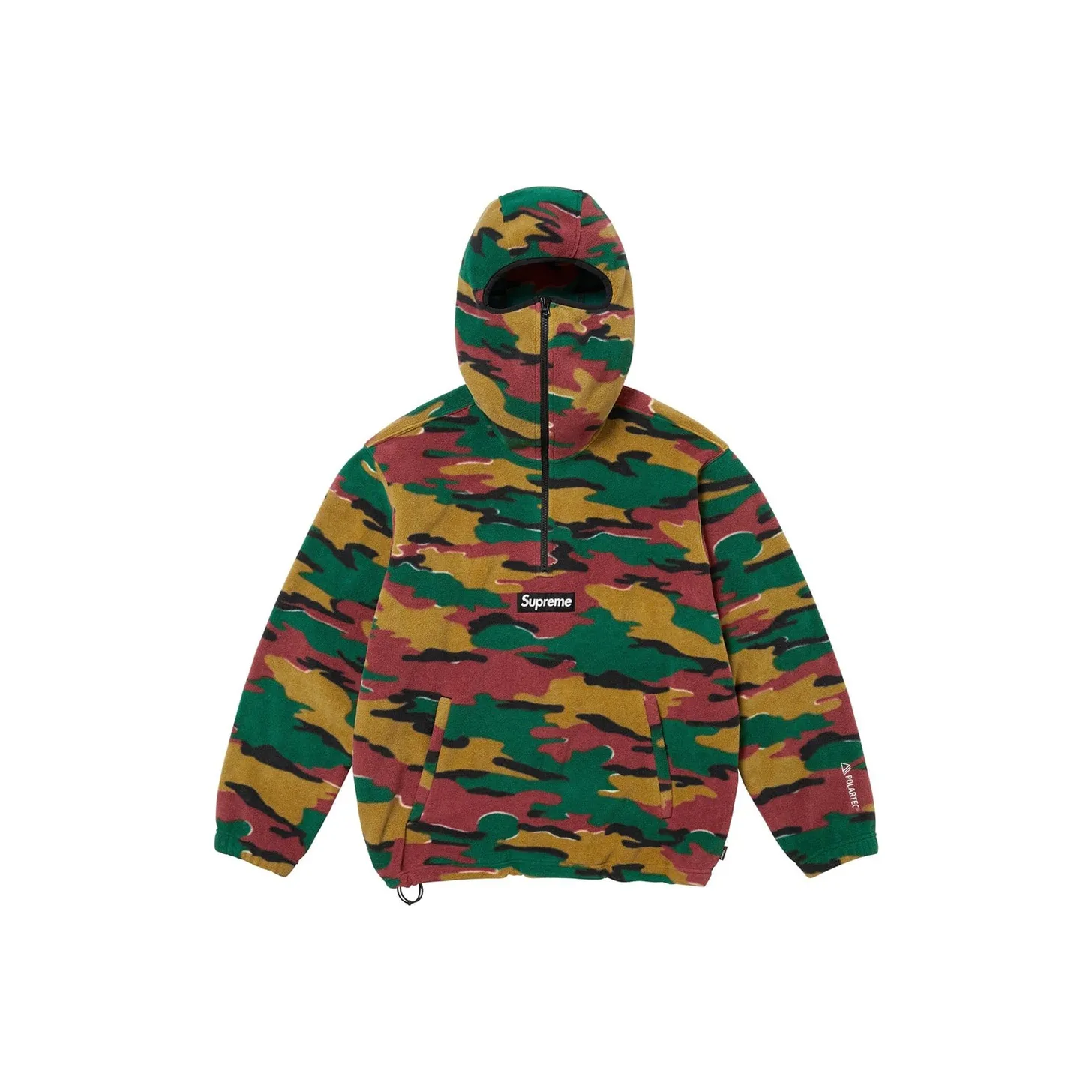 Supreme Polartec Facemask Half Zip Hooded Sweatshirt