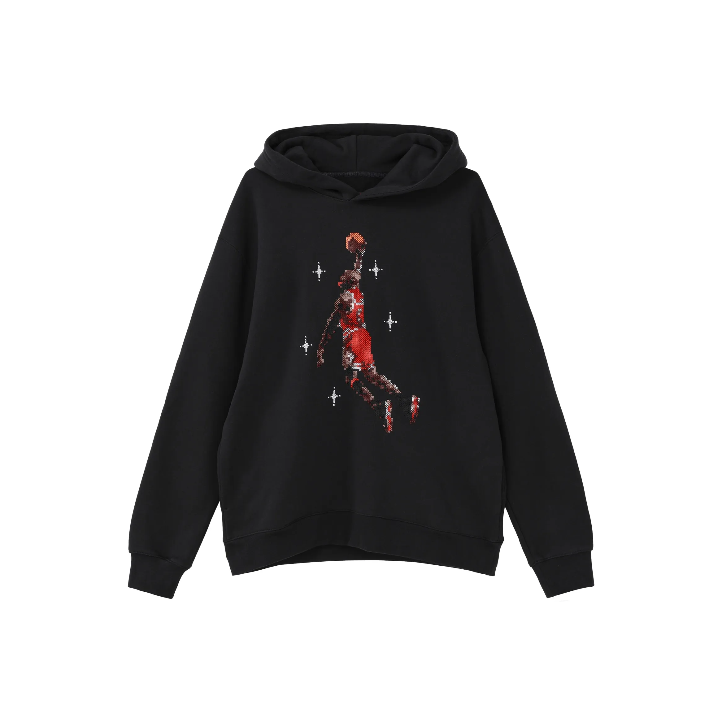 Джордан Черный Мужской Свитшот