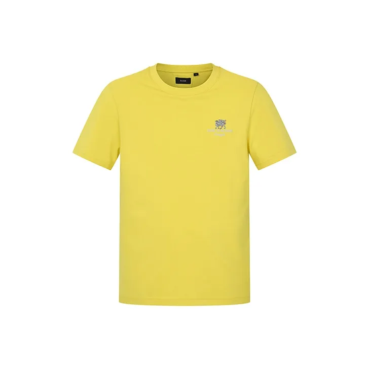 RARE Короткий рукав T-рубашки Мужской Желтый