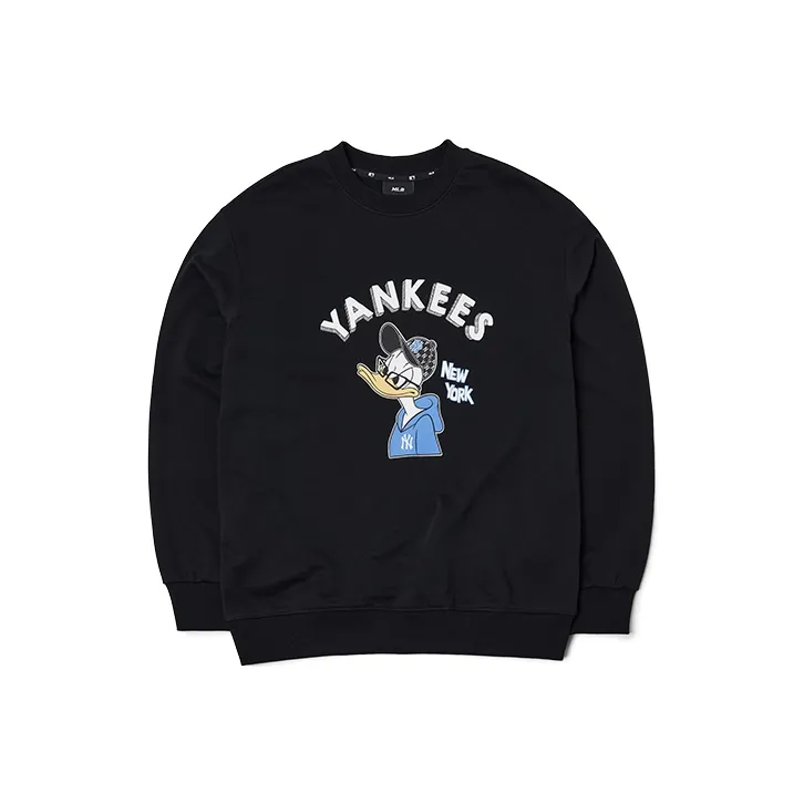 Disney X MLB X Disney Collaboration Sweatshirts Unisex Black